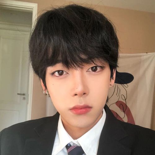 假发男短发韩版帅气男士短直发齐刘海学生蓬松日常全头套厂家批发