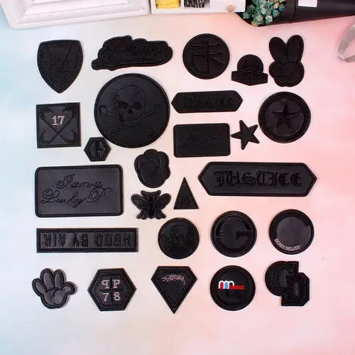 补丁自粘免烫黑色皮衣布贴沙发pu皮革包包布贴