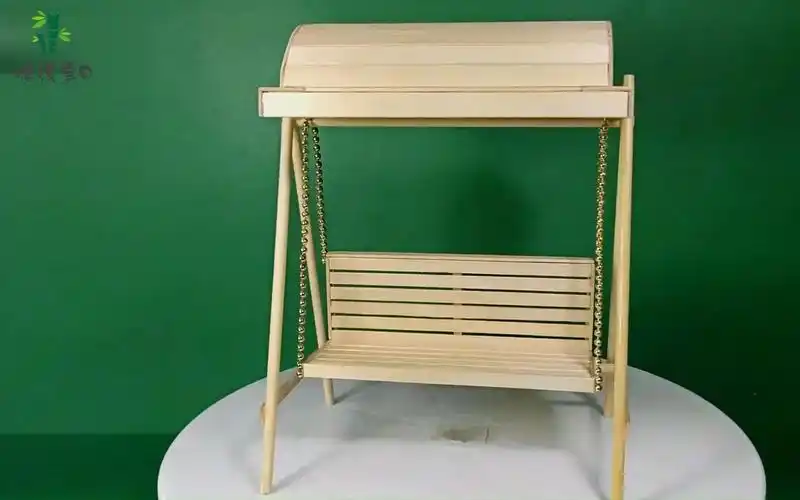 用冰糕棒手工制作一个秋千摇椅