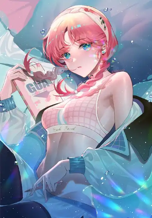 【p站美图】青春活力小可爱!《明日方舟》蓝毒壁纸特辑 - acg17.com