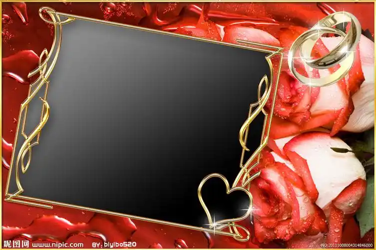 结婚照模板图片[源文件,psd]