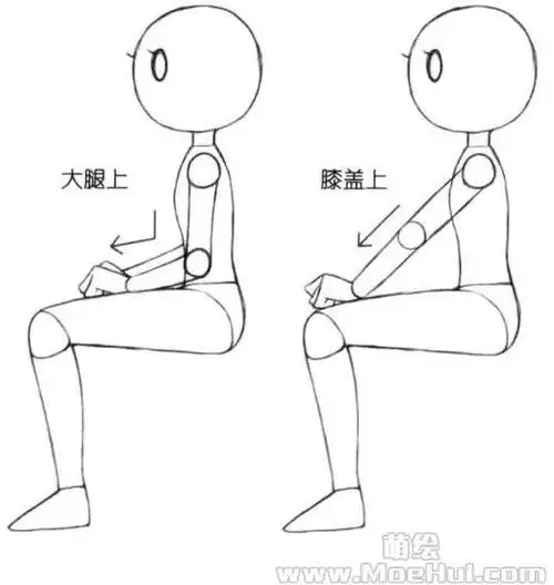 萝莉美少女的动作和构图06萝莉美少女的静态坐姿