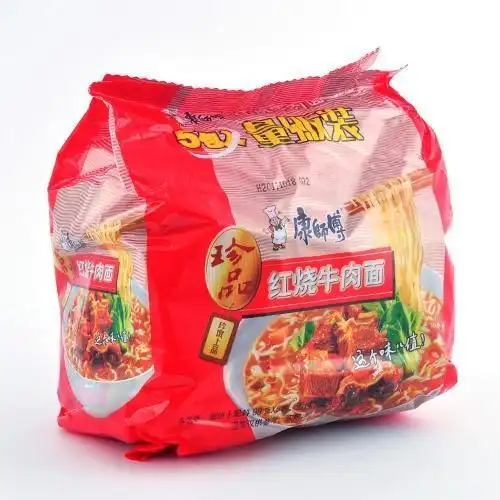 康师傅珍品红烧牛肉面(5连包 104g*5)