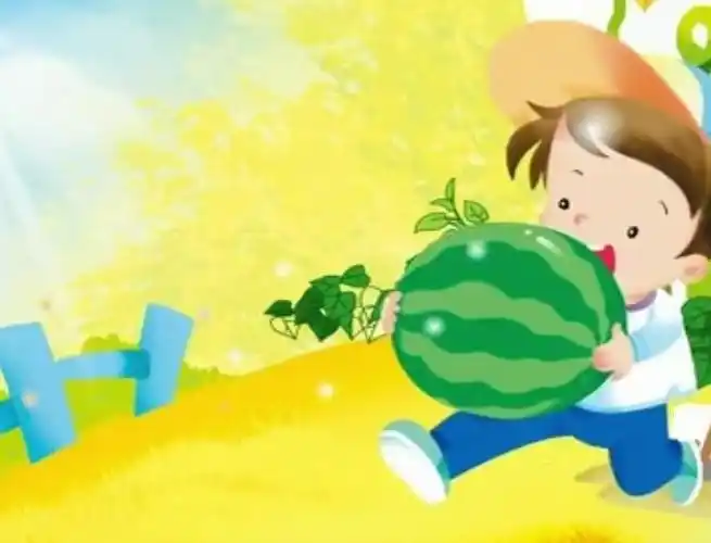 陕柴幼儿园大四班活动美丽的春天——《种瓜》