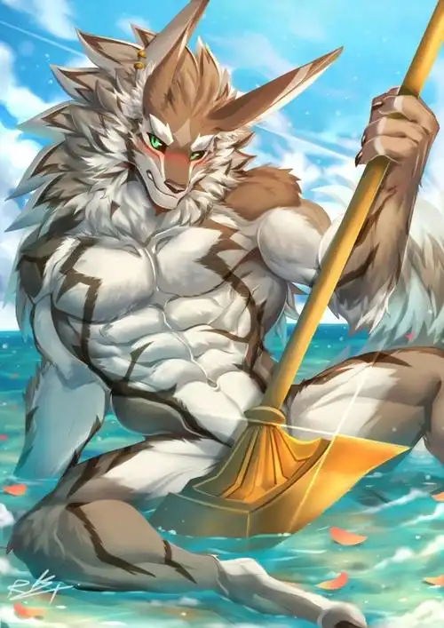 furry控进来看大触画师笔下的筋肉兽人