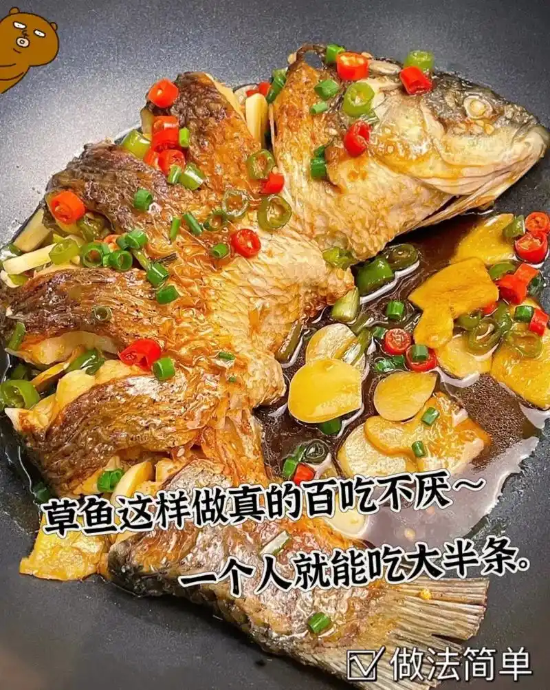 美食教程 #家常菜 #草鱼的家常做法 #红烧鱼 - 抖音