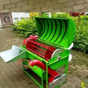 家用全喂入打谷机小型轻便水稻干水田脱粒机排草稻谷收割农用机械