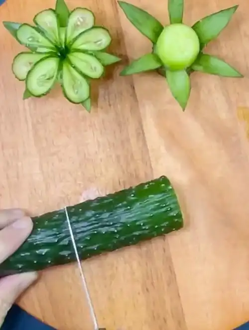 黄瓜创意摆盘技巧