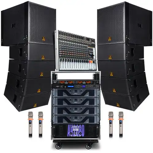 狮乐(shile)舞台线阵音响系统 大型舞台演唱会用大功率线阵组合音箱