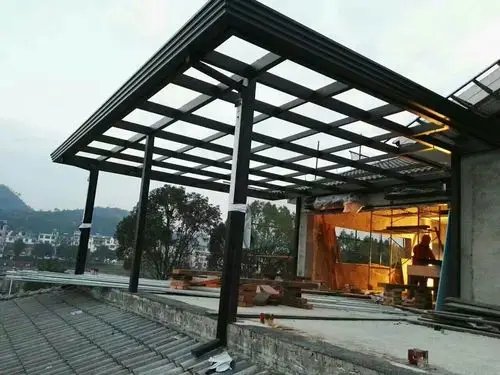 铝合金玻璃雨棚