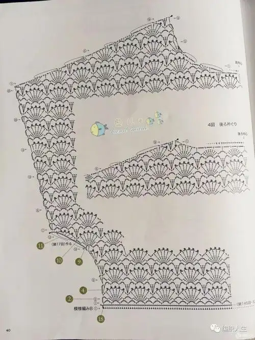 简单好钩半夏好看百搭的女士短袖钩针套头衫有编织图解