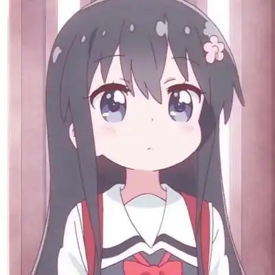 二次元头像女呆萌唯美可爱萌粉色二次元头像