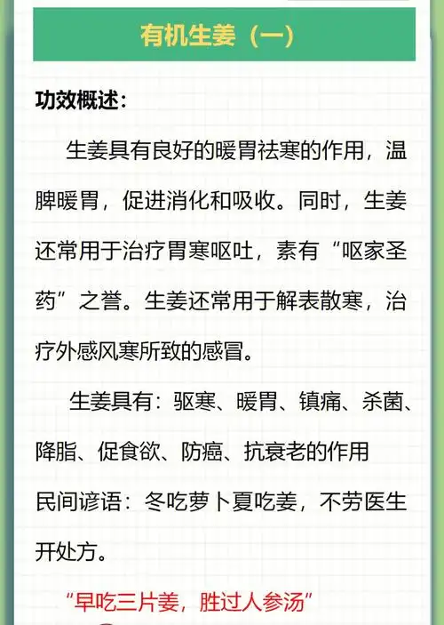 孟子后人孟医生分享姜的功效和食疗方