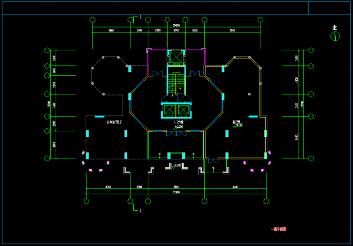 高层住宅楼设计二维图- 住宅建筑图纸 - 沐风网