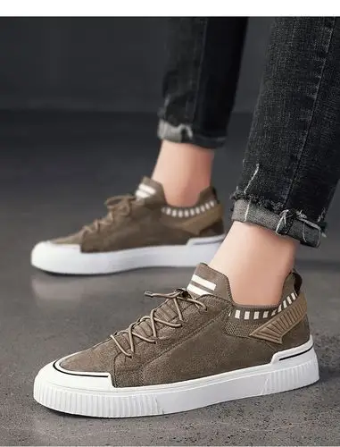 男鞋春季帆布板鞋男士百搭夏季透气布鞋学生潮鞋男生中学生大学生