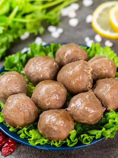 火锅食材清真撒尿牛丸关东麻辣烫鲜冻220g3袋牛丸