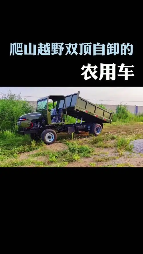爬山越野双顶自卸的农用车!