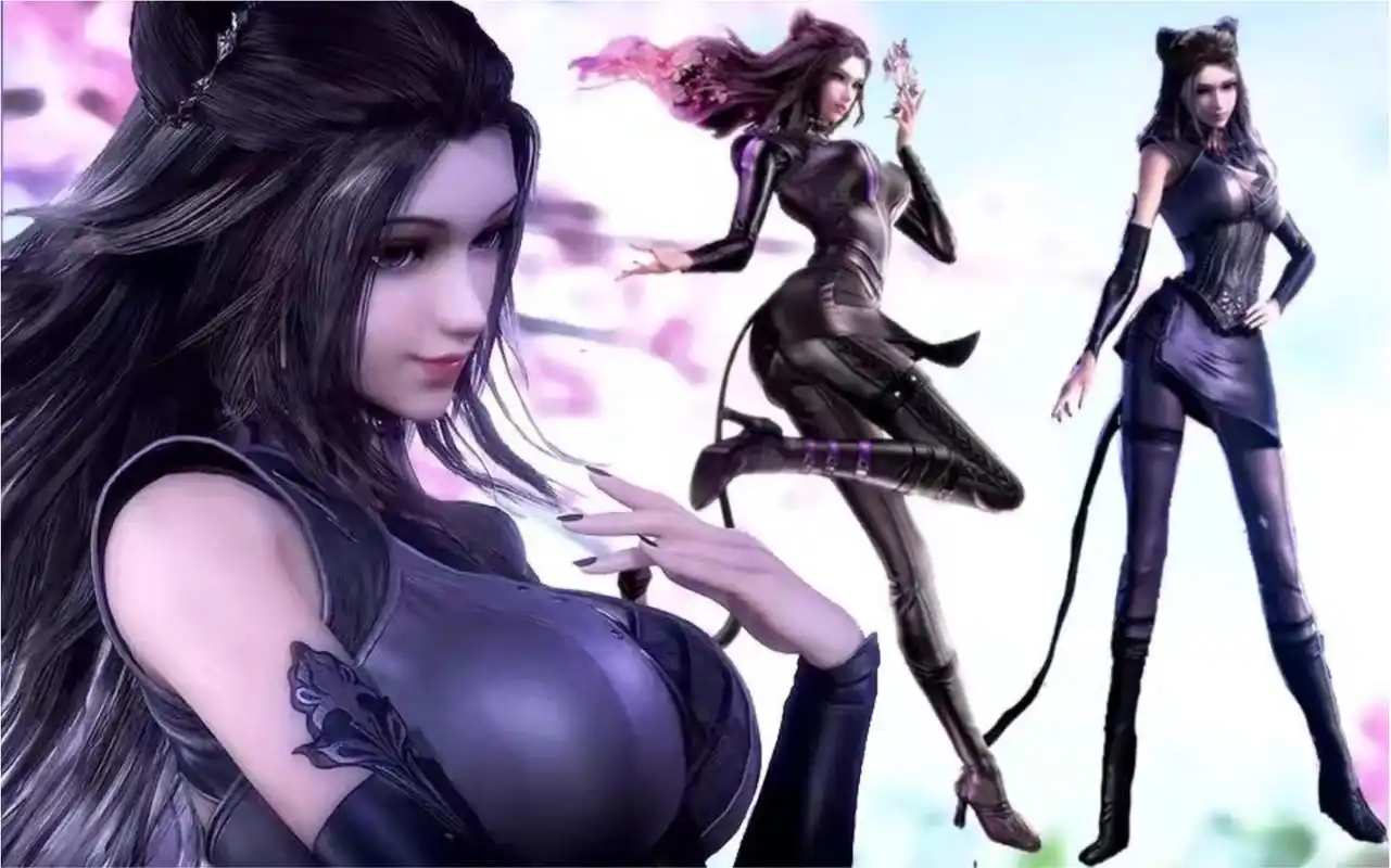 活动作品斗罗大陆性感小野猫朱竹清高清壁纸