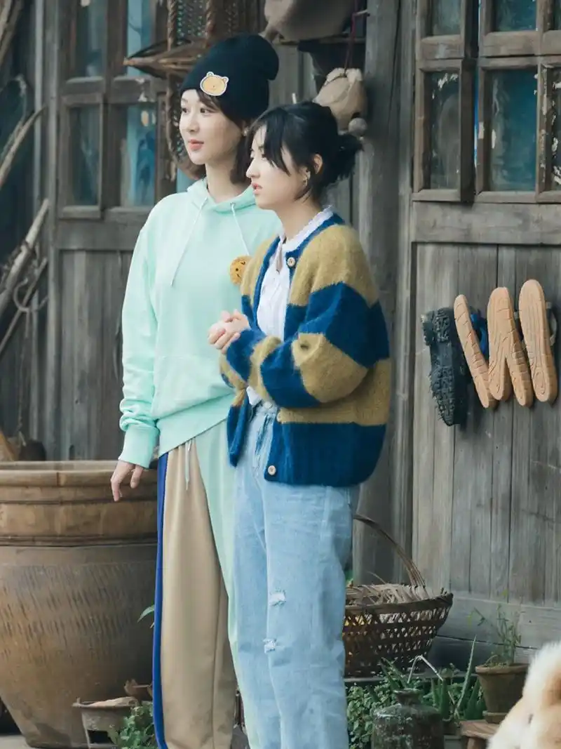 杨紫《向往的生活》私服同款,清新舒服!