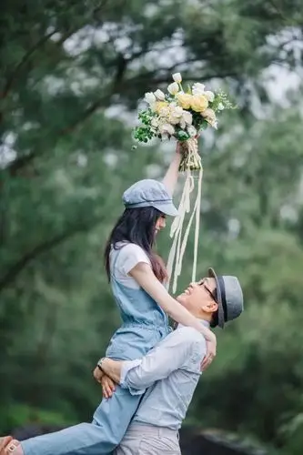 拍照一定要走心,20张甜蜜情侣照片