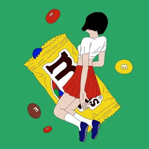 冬天里的甜蜜草莓少女