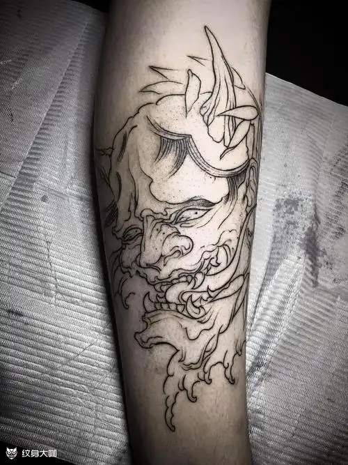 般若_纹身图案手稿图片_jnco的纹身作品集