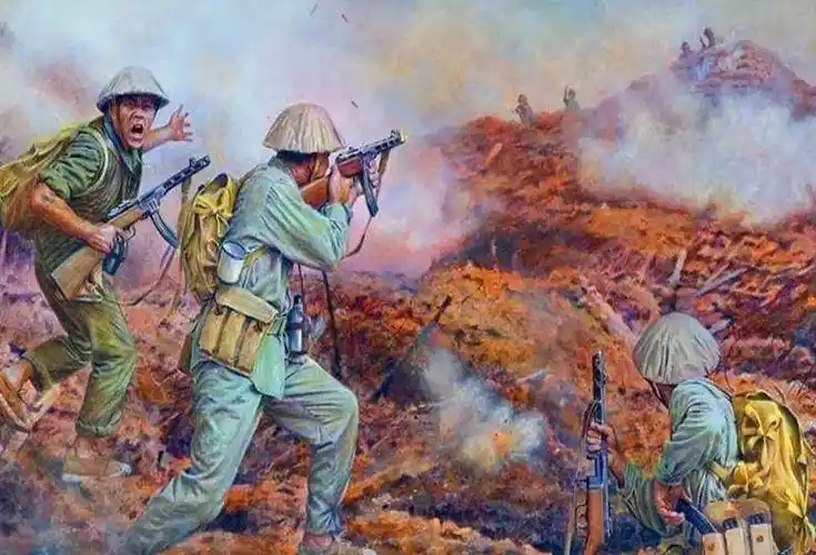 对越自卫反击战中国不能容忍别国无理由的侵占我国的领土,护士我国的