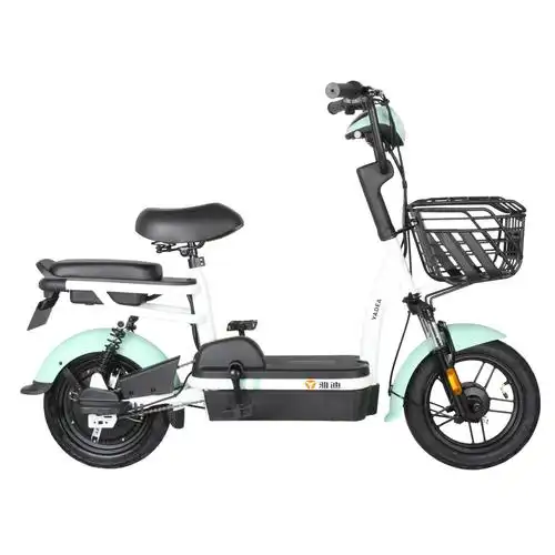 雅迪新款新国标电动车48v男女助力脚踏小型电动车时尚自行车