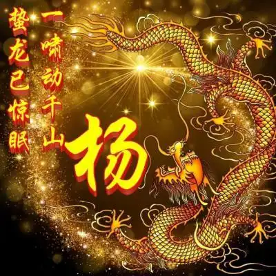 最新百家姓氏头像龙你的姓氏霸气的只能收藏了