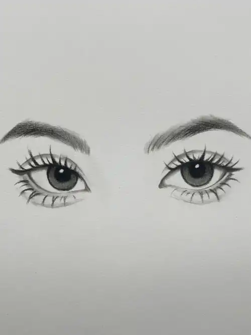 简单眼睛线稿教程