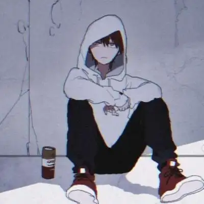 丧系帅气男生头像高清动漫版的独一无二微信伤感丧系头像男图片