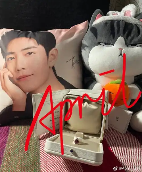 戒回家的热情两枚戒指终于相遇了小飞侠支持肖战代言产品肖战顺顺利利