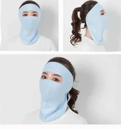 新款口罩蒙面大口罩防晒紫外线夏季薄款升级包围