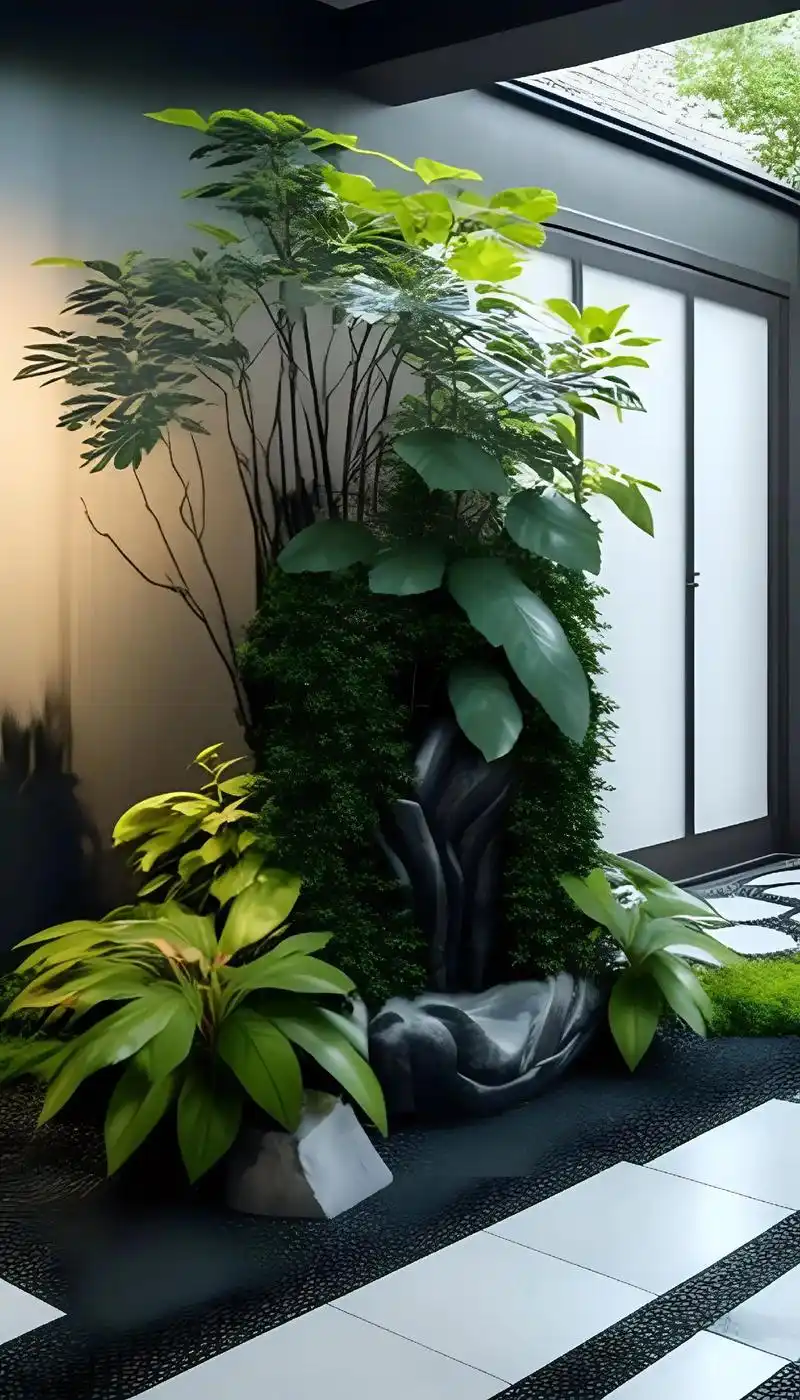 室内景观 #空间设计 #植物造景微景观 - 抖音