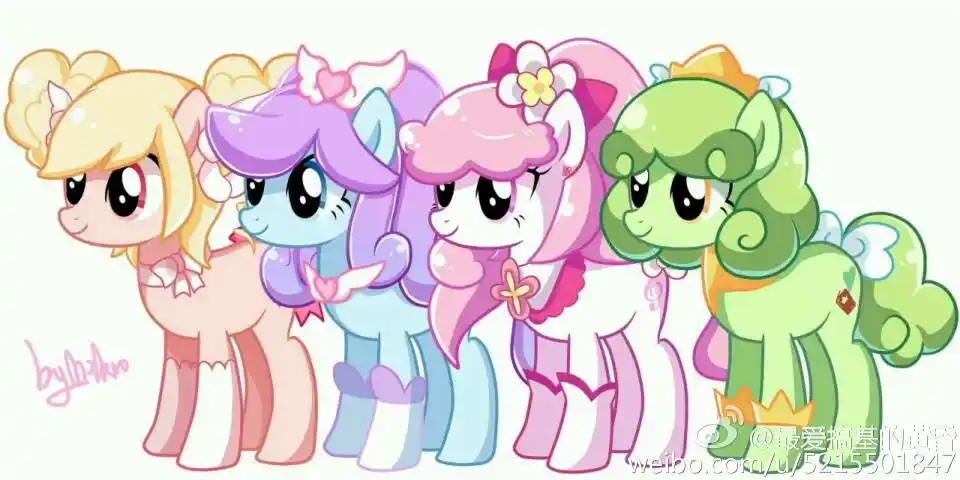 当几位魔法少女变成小马