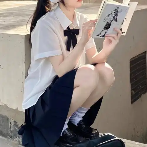 校服女生头像 学生唯美头像插图