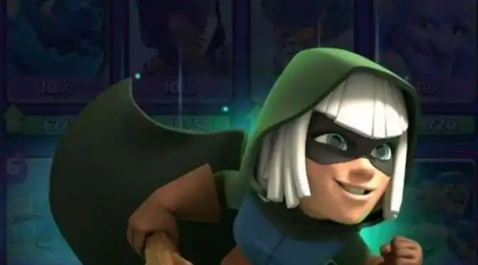 皇室战争性价比神器,传奇卡牌幻影刺客,用好克制一切远程