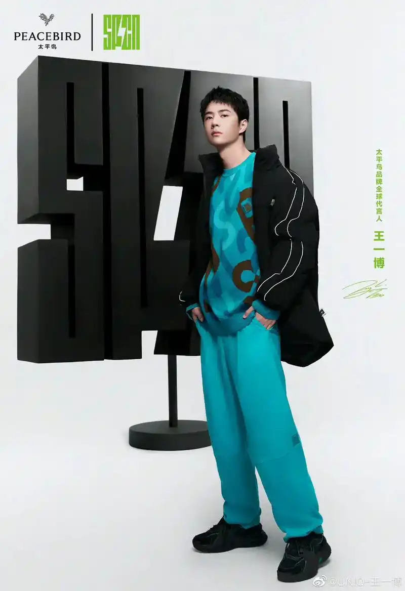 王一博太平鸟全球代言人