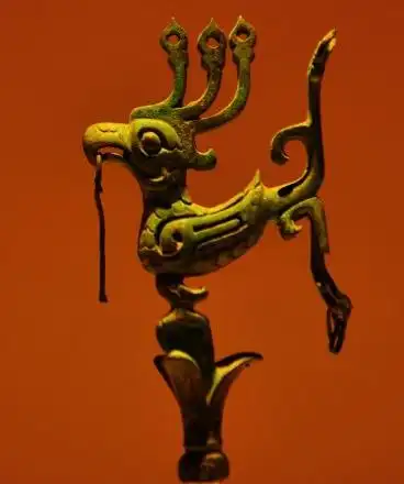 3#青铜凤鸟 | 青铜工艺品 | 产品中心 | 三星堆文化事业有限公司