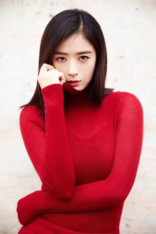 马思纯明星同款羊毛羊绒薄款修身显瘦高领纯色针织打底衫毛衣女