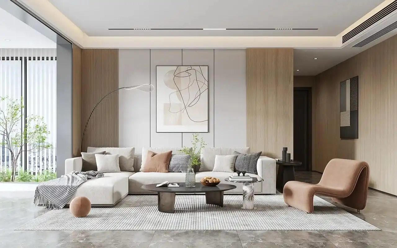 枣庄108平小三居室现代简约风格装修设计.嘿,小伙伴们!今天 - 抖音