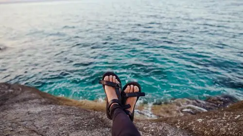 脚,海,海岸 壁纸