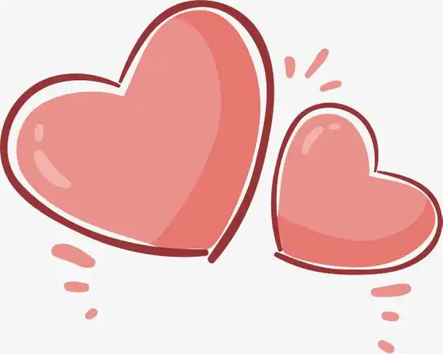 爱心卡通心形矢量图下载