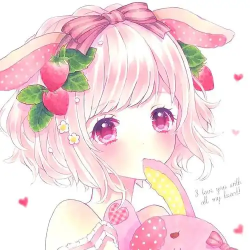 【精选微信头像】二次元动漫,清纯可爱小美女