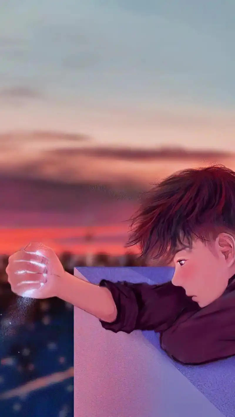 "像筛子筛麦粉,星星的眼泪在洒落"#高清壁纸 #治愈系 - 抖音