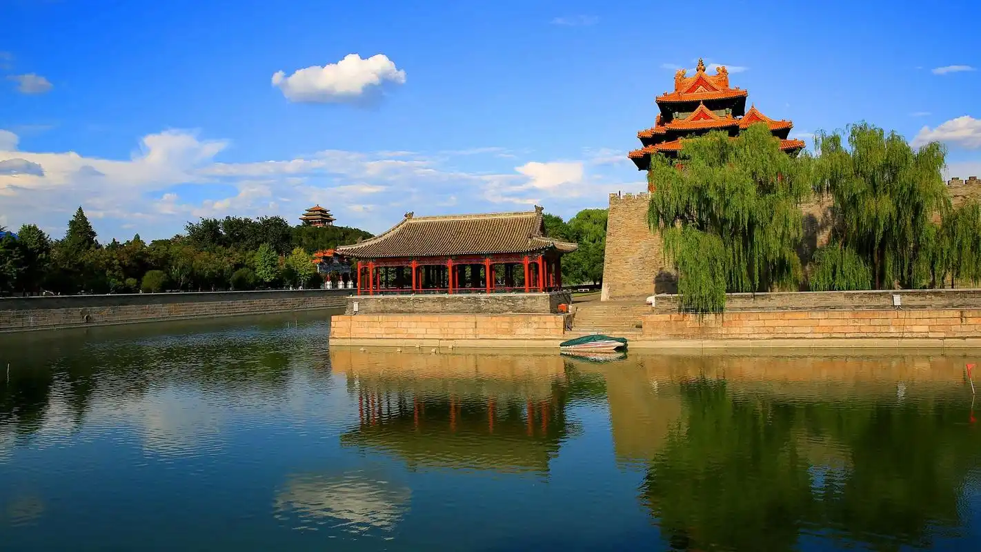 紫禁城角楼自然风光桌面壁纸图片下载