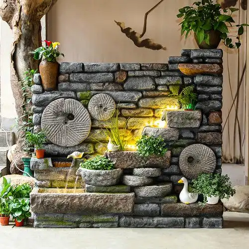 假山流水喷泉花园庭院大额优惠券