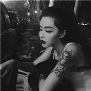 黑色头像女生霸气十足超拽超酷女生个性微信头像图片