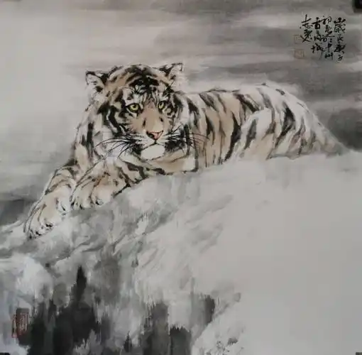 福虎贺岁马致远国画迎春专辑