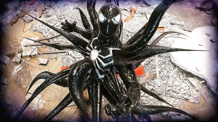 《漫威蜘蛛侠2》游戏~共生体战衣凶猛无比~但是却有一个致命弱点